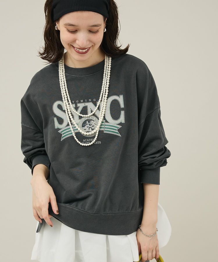 Green Parks「アソートカレッジロゴ裏毛プルオーバー」|スウェット・ジャージ|