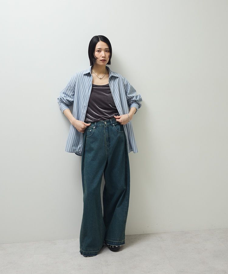 Green Parks「イージーケアアソートZIPシャツ」|シャツ・ブラウス|