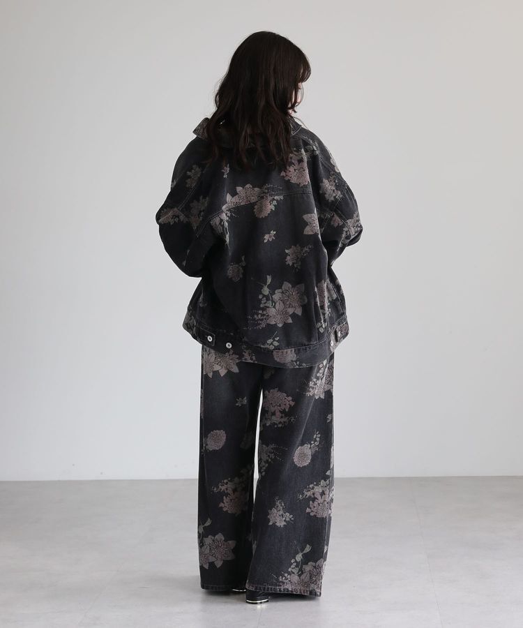 Green Parks「・SUGAR SPOON フラワーptデニムパンツ」|デニム|