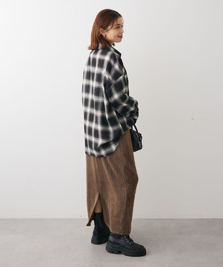 Green Parks「・ELENCARE DUE 2wayチェックビックシャツ」|チュニック|