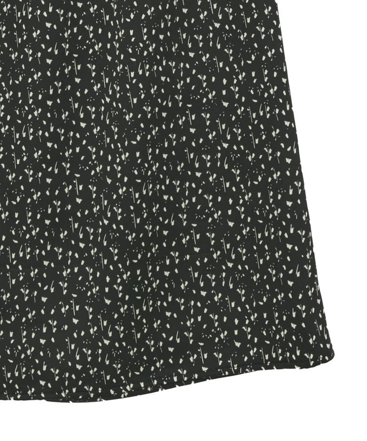 Green Parks「すっきり見えシルエットサテンナロースカート」|タイト|