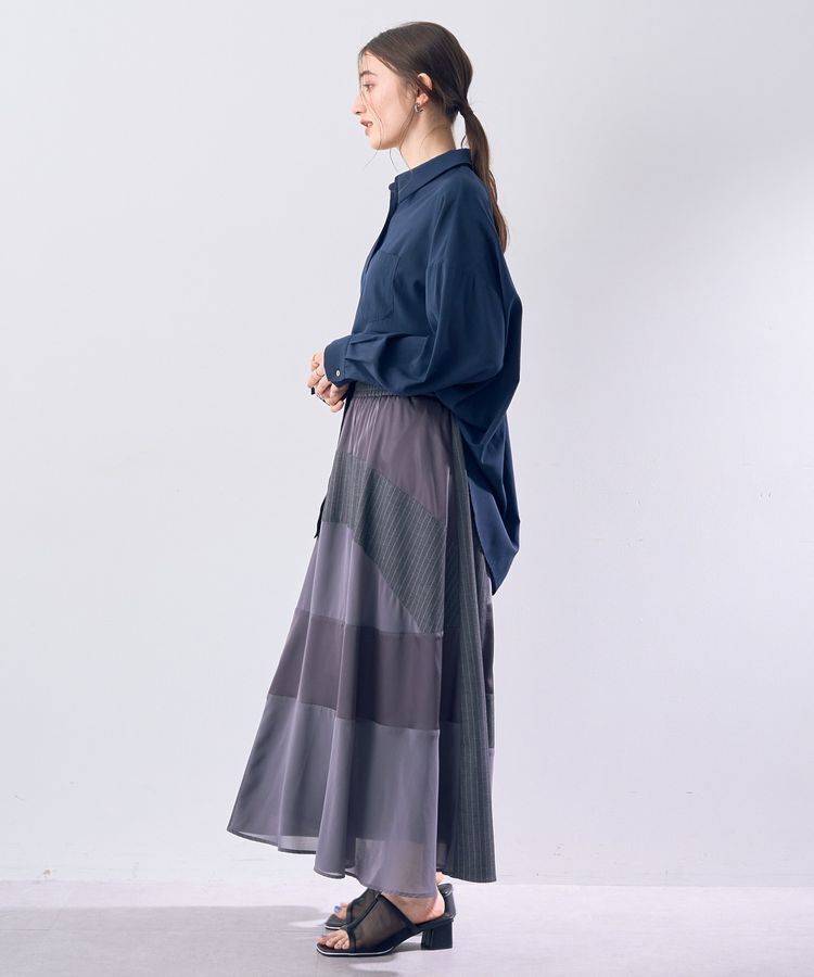 Editt by YECCA VECCA「異素材MIXデザインスカート」|スカート|