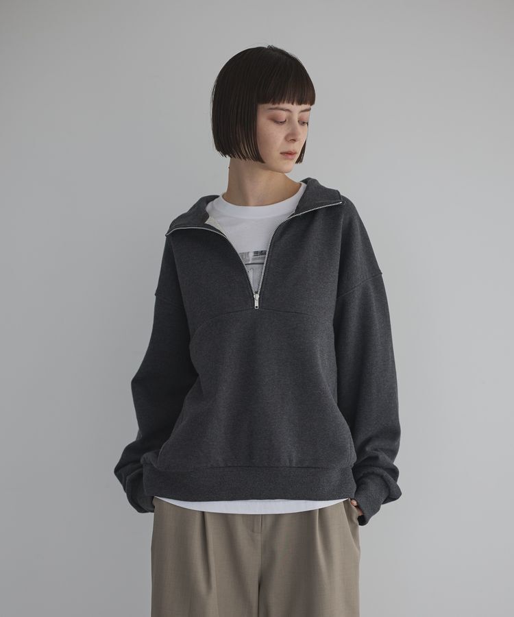 GARAGE OF GOOD CLOTHING「ハーフZIP付きプルオーバー」|スウェット・ジャージ|Gray Mixture