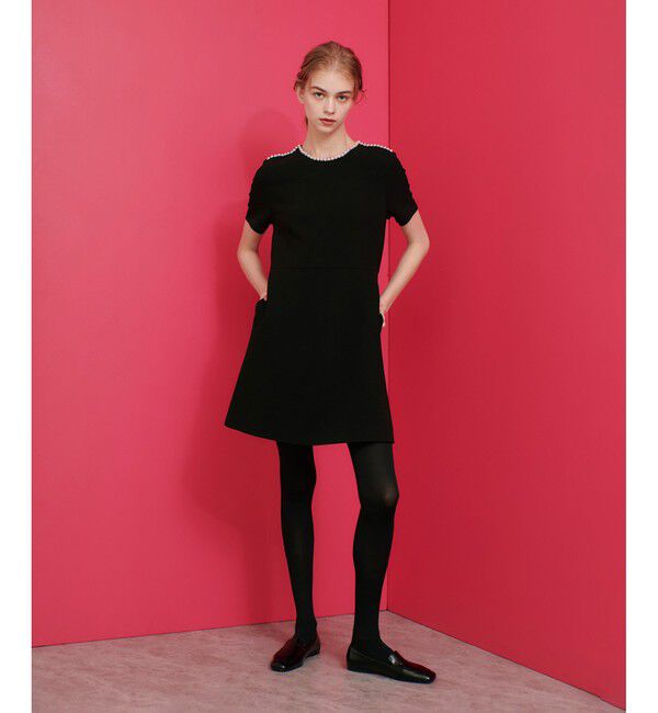 LOULOU WILLOUGHBY「【LOULOU WILLOUGHBY】ビジューミニワンピース」|ワンピース|