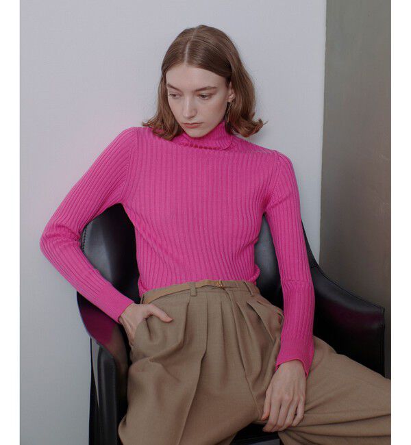 allureville「2WAYネックリブタートル」|ニット・セーター|