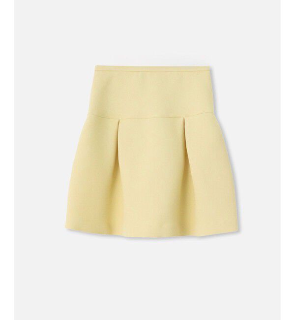 LOULOU WILLOUGHBY「【LOULOU WILLOUGHBY】トリプルクロスミニタックスカート」|スカート|アイボリー