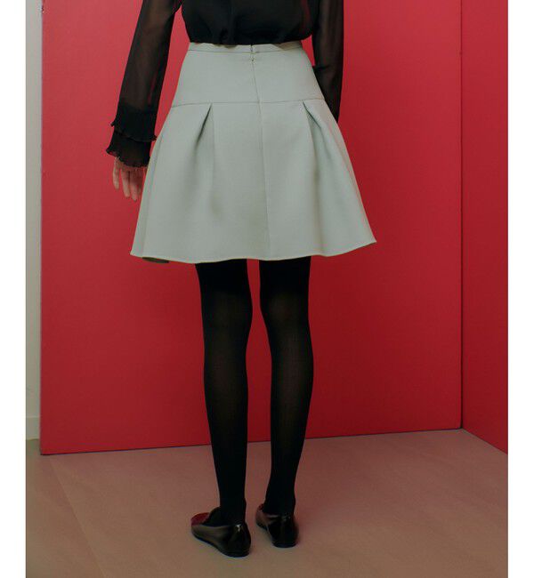 LOULOU WILLOUGHBY「【LOULOU WILLOUGHBY】トリプルクロスミニタックスカート」|スカート|