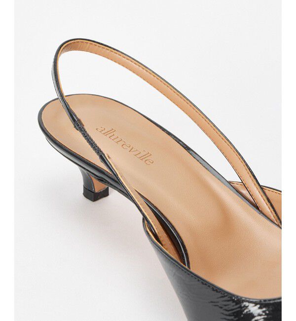 allureville「ポインテッドスリングバック」|パンプス|