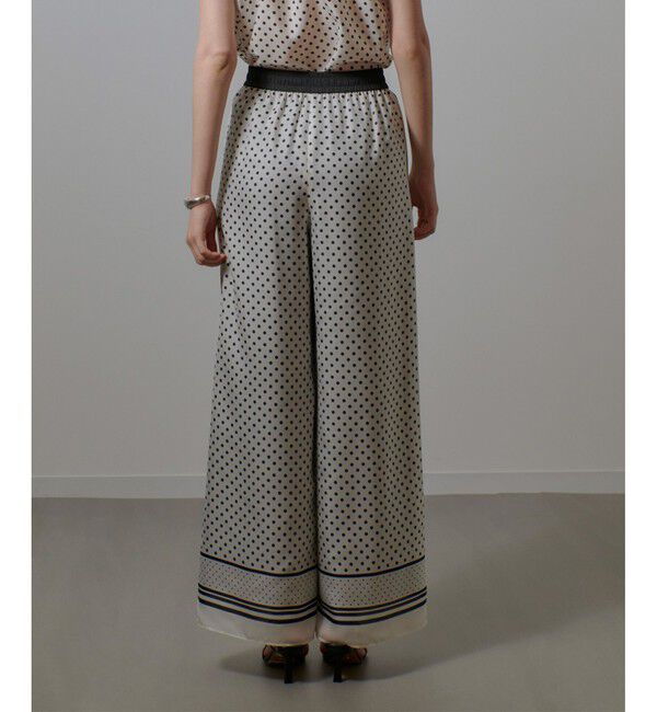 allureville「パネルドットプリントパンツ」|チノ|