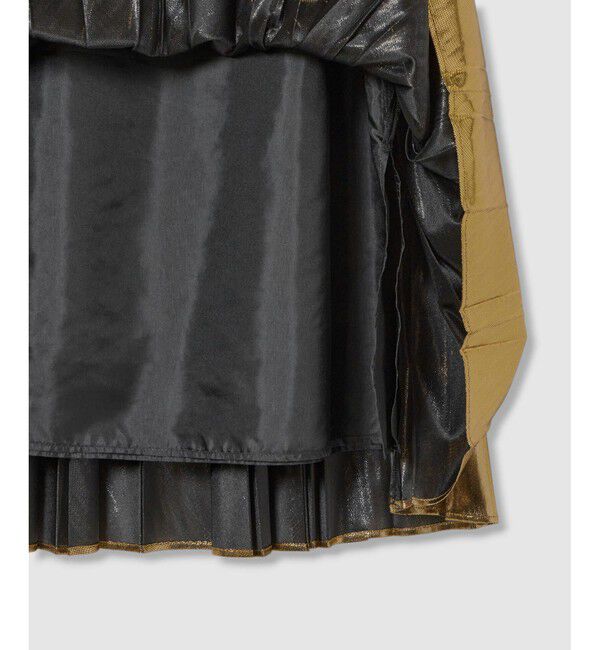 allureville「メタリック切替プリーツスカート」|スカート|