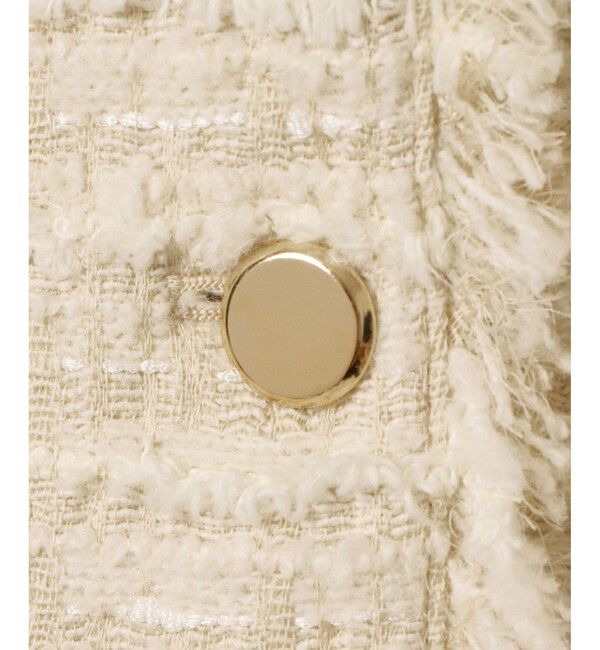 allureville「ジオリカツィードフリンジジレ」|ベスト・ジレ|