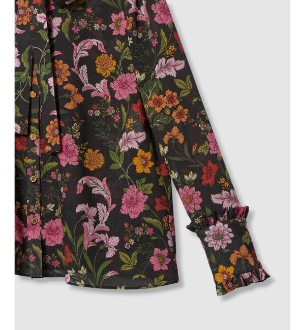 LOULOU WILLOUGHBY「【LOULOU WILLOUGHBY】シンメトリーフラワーリボンブラウス」|シャツ・ブラウス|