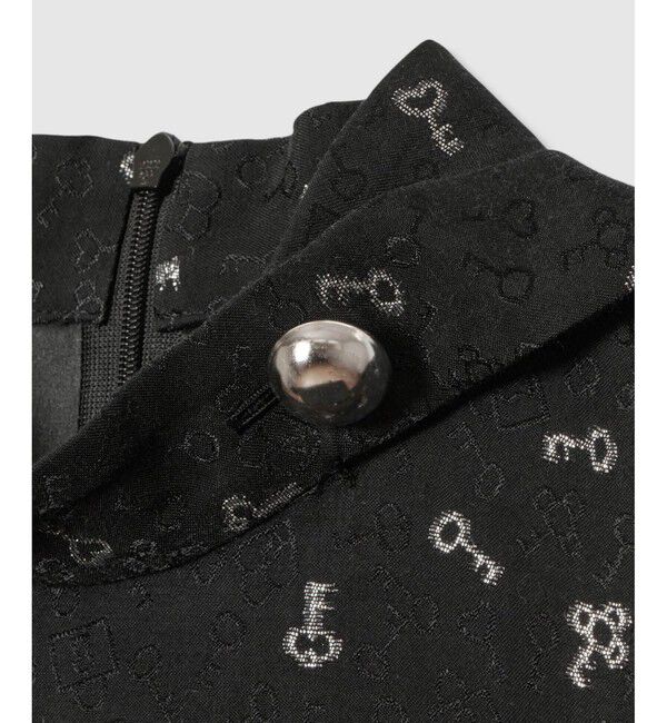 LOULOU WILLOUGHBY「【LOULOU WILLOUGHBY】KEYジャガードフレアワンピース」|ワンピース|