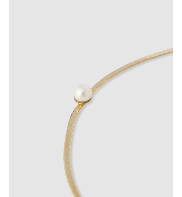 allureville「テープチェーンパールネックレス」|ネックレス|