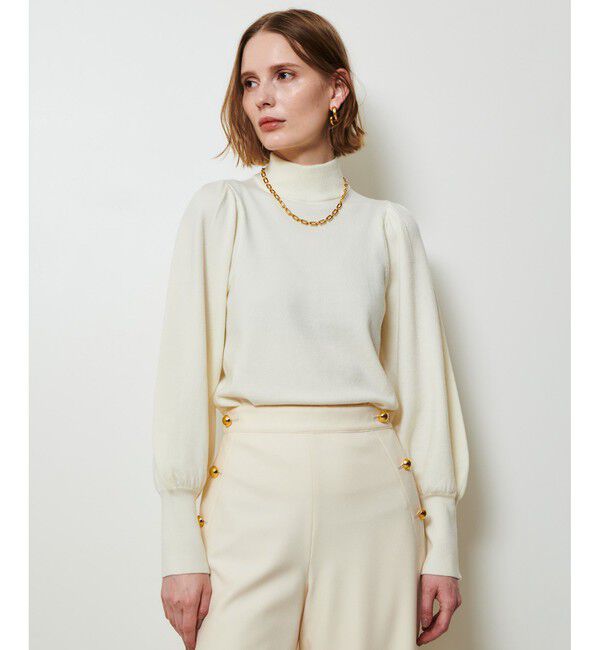 allureville「パフタートルプルオーバー」|ニット・セーター|