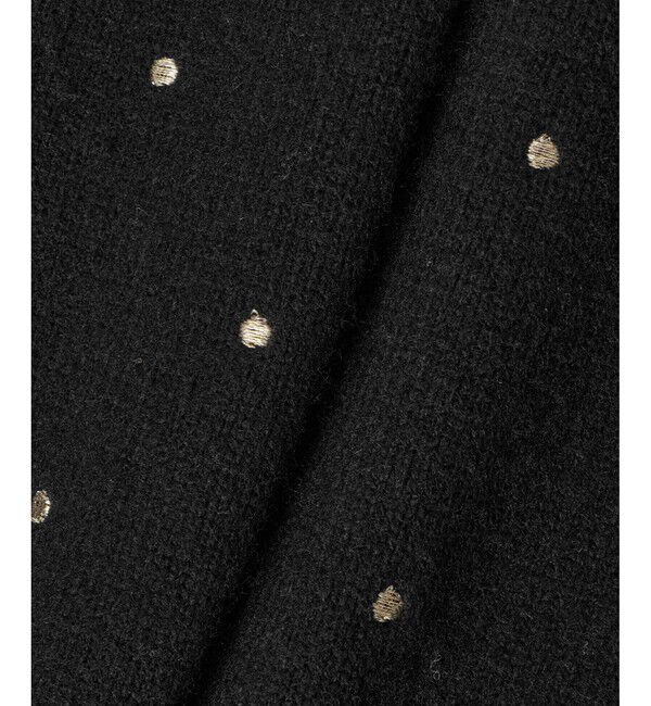 allureville「エンブロイダリードットプルオーバー」|ニット・セーター|