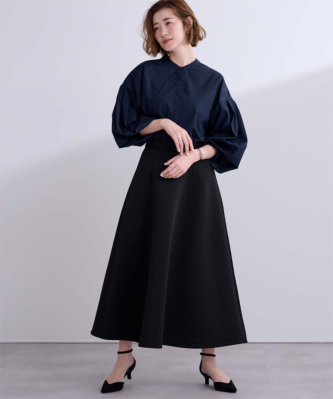 ur's「ボリューム袖ブラウス」|シャツ・ブラウス|