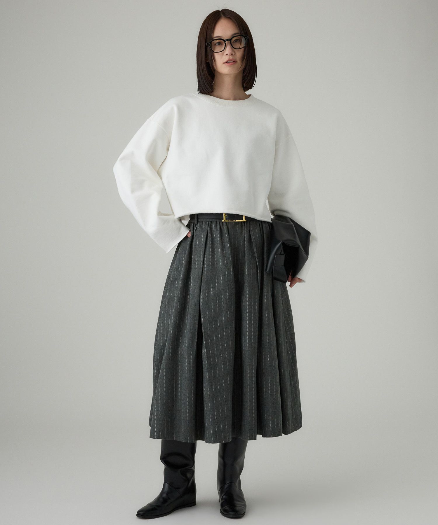 BABYLONE「裏起毛カットオフスウェット」|スウェット・ジャージ|