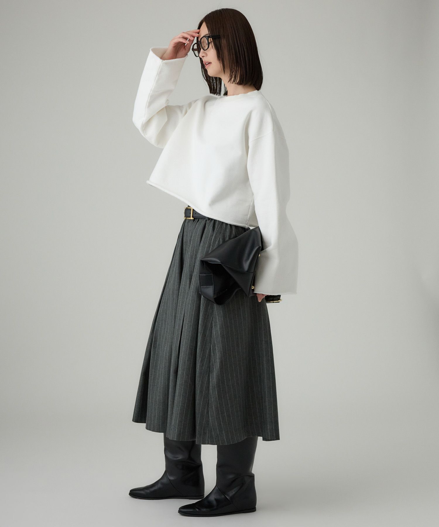 BABYLONE「裏起毛カットオフスウェット」|スウェット・ジャージ|