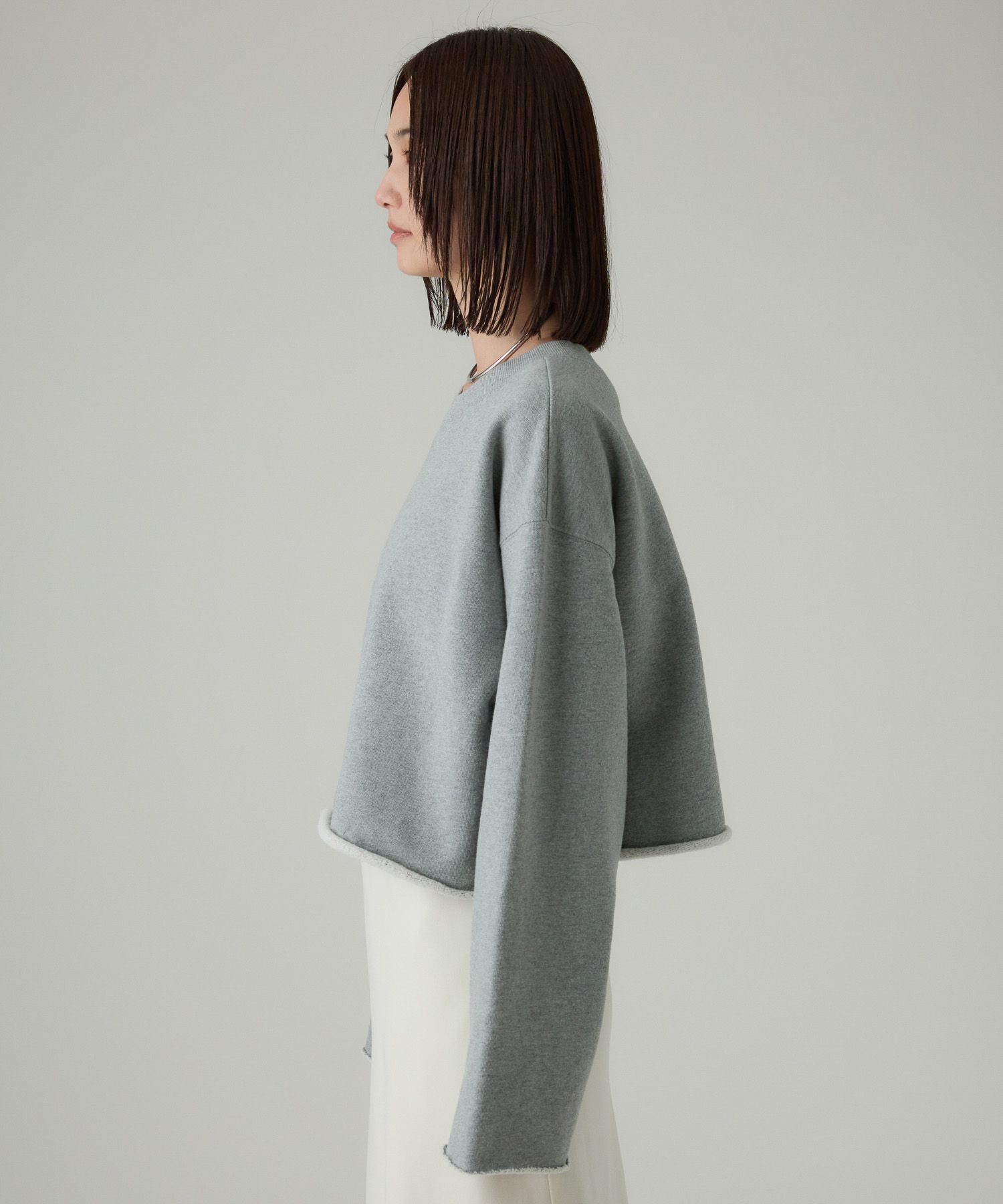 BABYLONE「裏起毛カットオフスウェット」|スウェット・ジャージ|