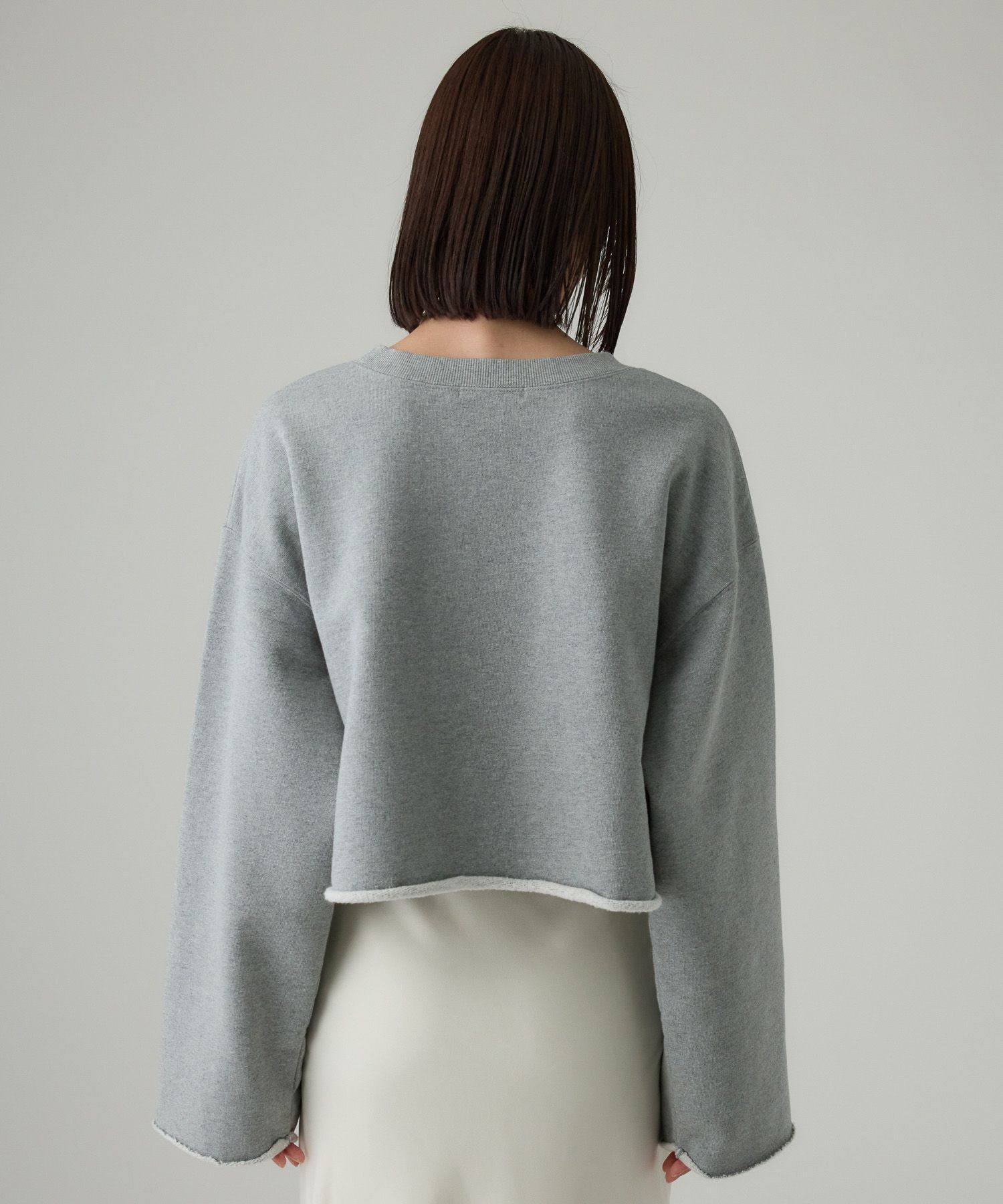 BABYLONE「裏起毛カットオフスウェット」|スウェット・ジャージ|