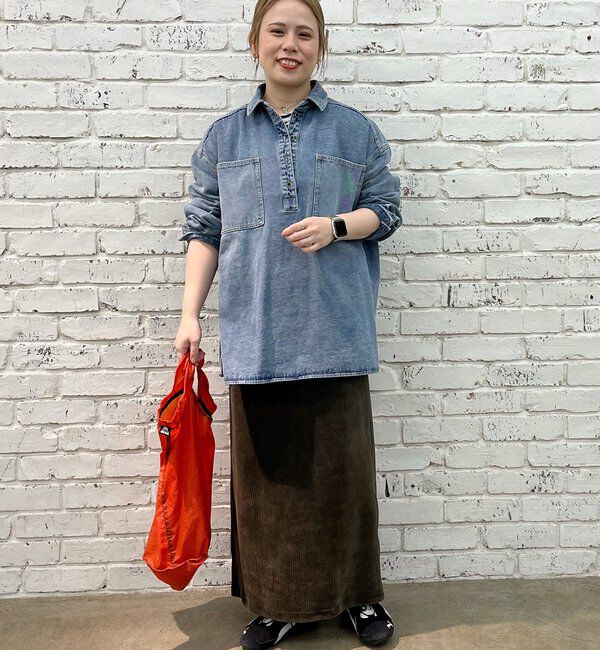  「【サイズ展開/＠yns628＆＠e_r_i_125企画】ストレッチコールスカート」|スカート|