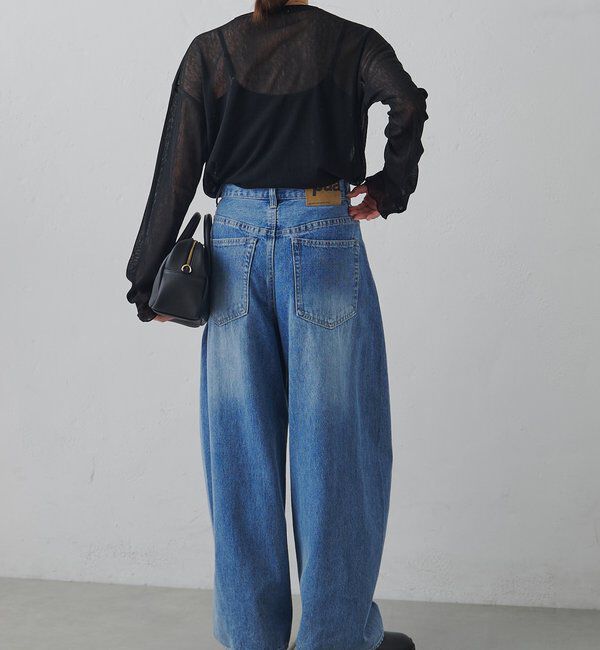  「トリコットメッシュカットソー」|Tシャツ・カットソー|