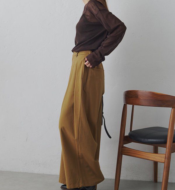  「トリコットメッシュカットソー」|Tシャツ・カットソー|