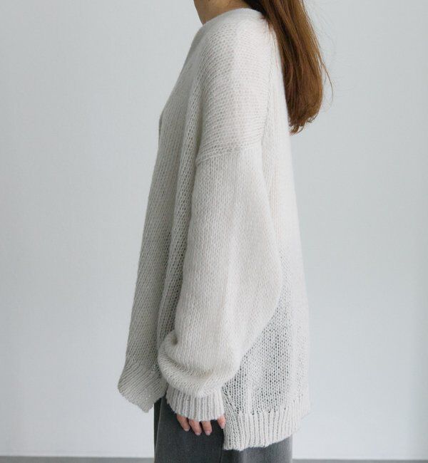  「3Gドロップ天竺ニットVネックカーディガン」|カーディガン|