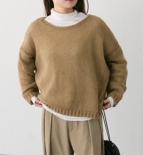  「3Gドロップ天竺ニットプルオーバー」|プルオーバー|