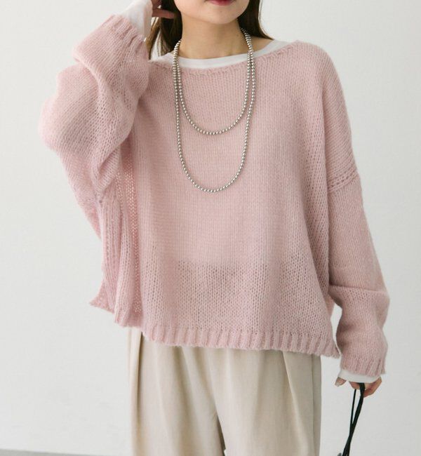  「3Gドロップ天竺ニットプルオーバー」|プルオーバー|