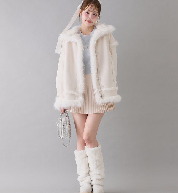  「2wayフェイクムートンブーツ」|その他|