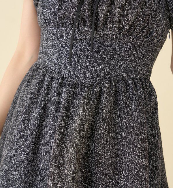  「ボリューム袖ミニワンピ」|ワンピース|