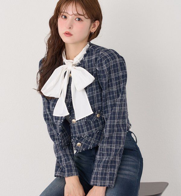  「【リバイバル】ツイードジャケット/WEB限定」|ダッフルコート|