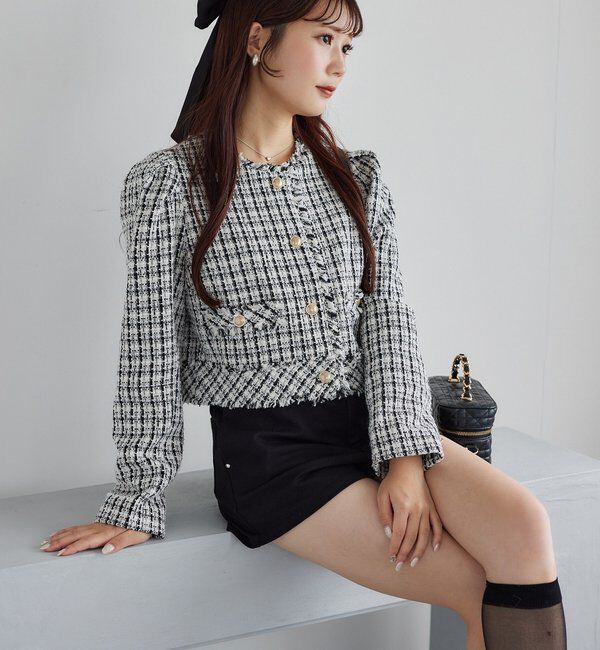  「【リバイバル】ツイードジャケット/WEB限定」|ダッフルコート|