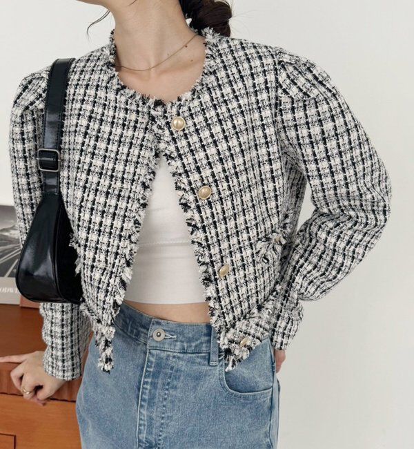  「【リバイバル】ツイードジャケット/WEB限定」|ダッフルコート|