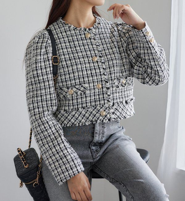  「【リバイバル】ツイードジャケット/WEB限定」|ダッフルコート|