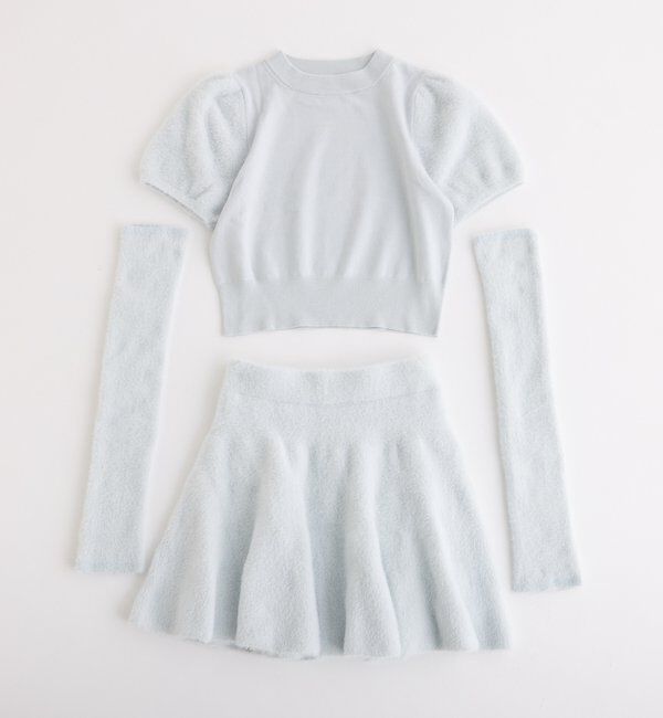  「【セットアップで着れる】シャギースカート」|スカート|