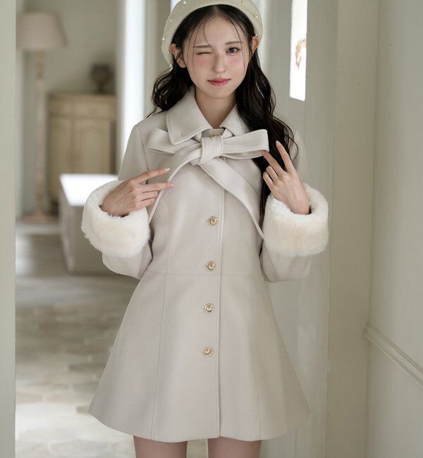  「リボンミドルコート/SMサイズあり」|その他|