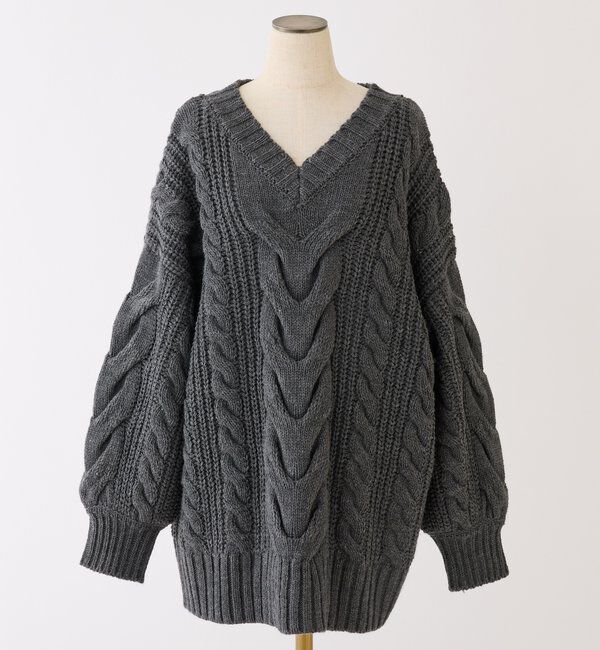  「ケーブルミニワンピース」|ワンピース|