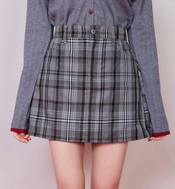  「【Heart collection】ハートポケットミニスカート」|スカート|