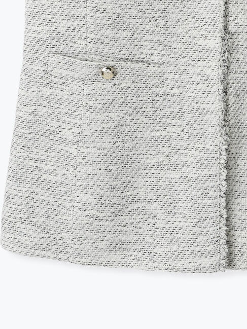 Te chichi「【セレモニーアイテム】フリンジツイードジレ」|ダウンベスト・ベスト|