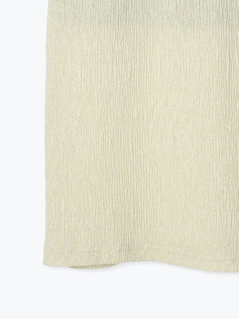 Te chichi TERRASSE「ラメ混カットプリーツスカート」|スカート|