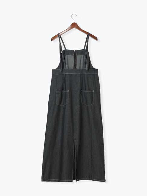 Te chichi TERRASSE「◎フロントジップデニムジャンパースカート」|ワンピース|