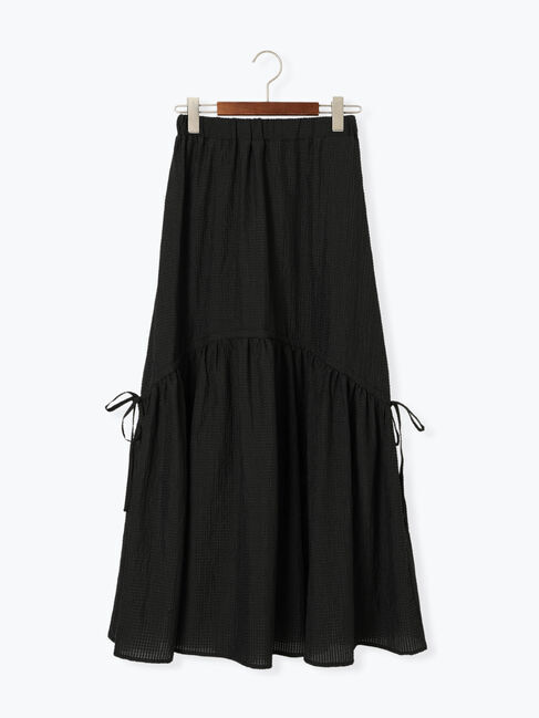 Te chichi TERRASSE「サイドリボンサッカースカート」|スカート|