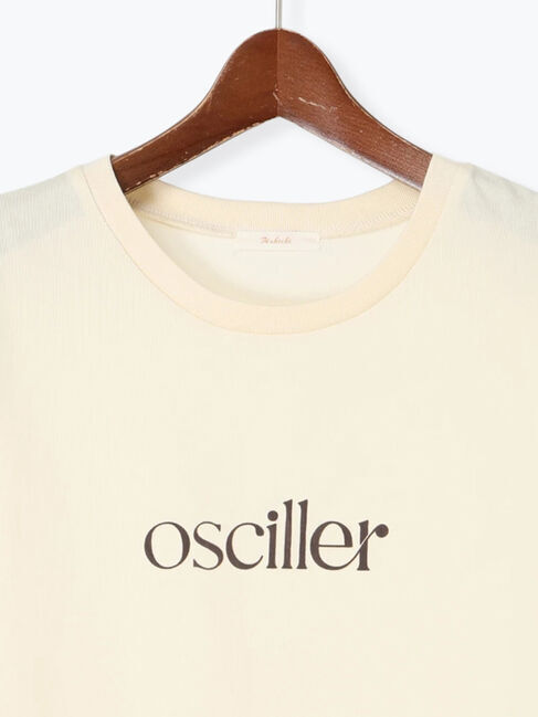 Te chichi「フロッキープリントロゴTシャツ」|Tシャツ・カットソー|