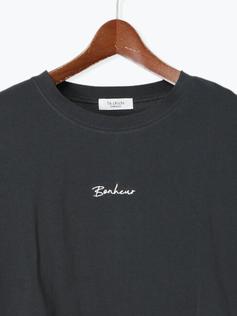 Te chichi TERRASSE「裾フリル刺繍Tシャツ」|Tシャツ・カットソー|