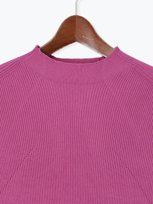 Te chichi「フレンチスリーブハイネックプルオーバー」|ニット・セーター|