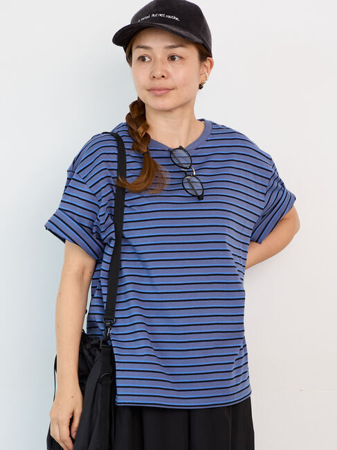 Lugnoncure「マルチボーダーTシャツ」|Tシャツ・カットソー|