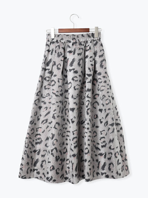 Te chichi「レオパードジャガードフレアスカート《2025Autumn catalog vol.2 item》」|スカート|